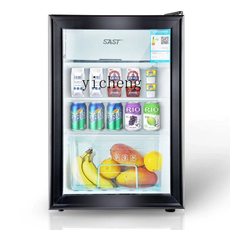 

Household Single Door Small Ice Bar Refrigerator Hotel Display Cabinet Drinks Tea Wine Refrigerated