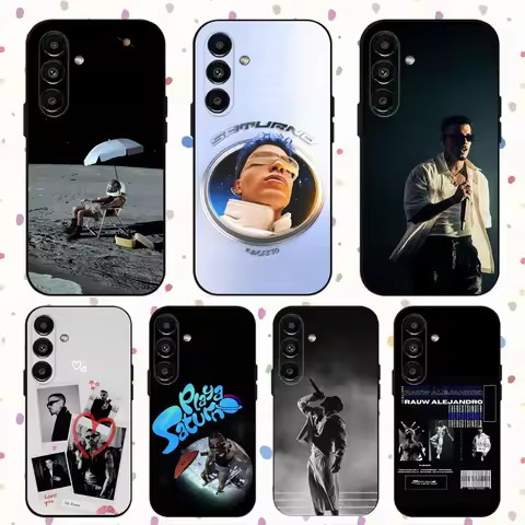 R-Rauw Alejandro Phone Case For Samsung S24,S21,S22,S23,S30,Ultra,S20,Plus,Fe,Lite,Note,10,9,5G Black Soft Cover