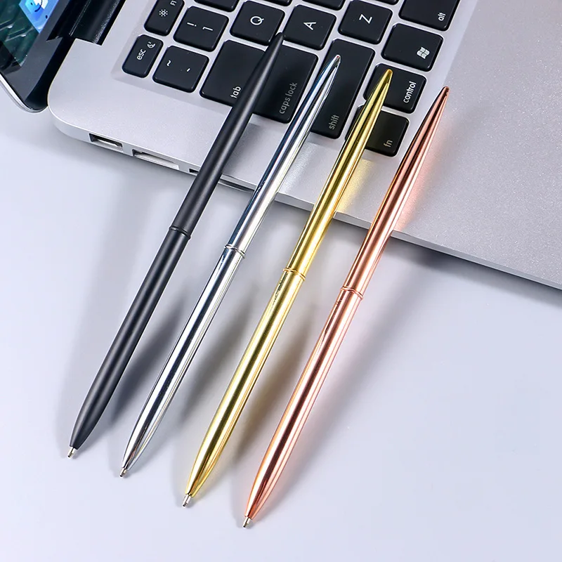 

Metal Ballpoint Pen Office School Student Writing Tool Stationery Click Pen Twist Pen Multi
