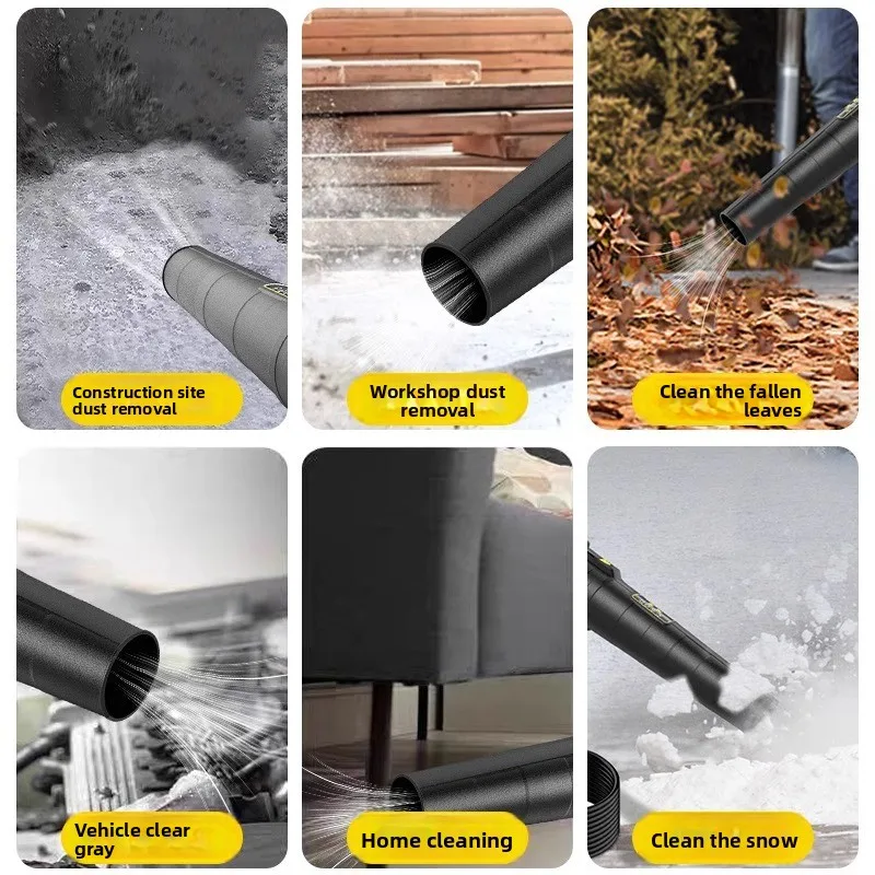 220 V Storm Gun Household Hair Dryer Powerful Leaf Blowing Snowblower Blower Blowing Dust High Power Industrial
