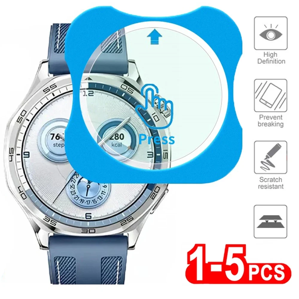 Tempered Glass Film For Huawei Watch GT 5 Pro 46mm 42mm With Alignment Tool Easy Install Screen Protector For Huawei GT5 41 46mm