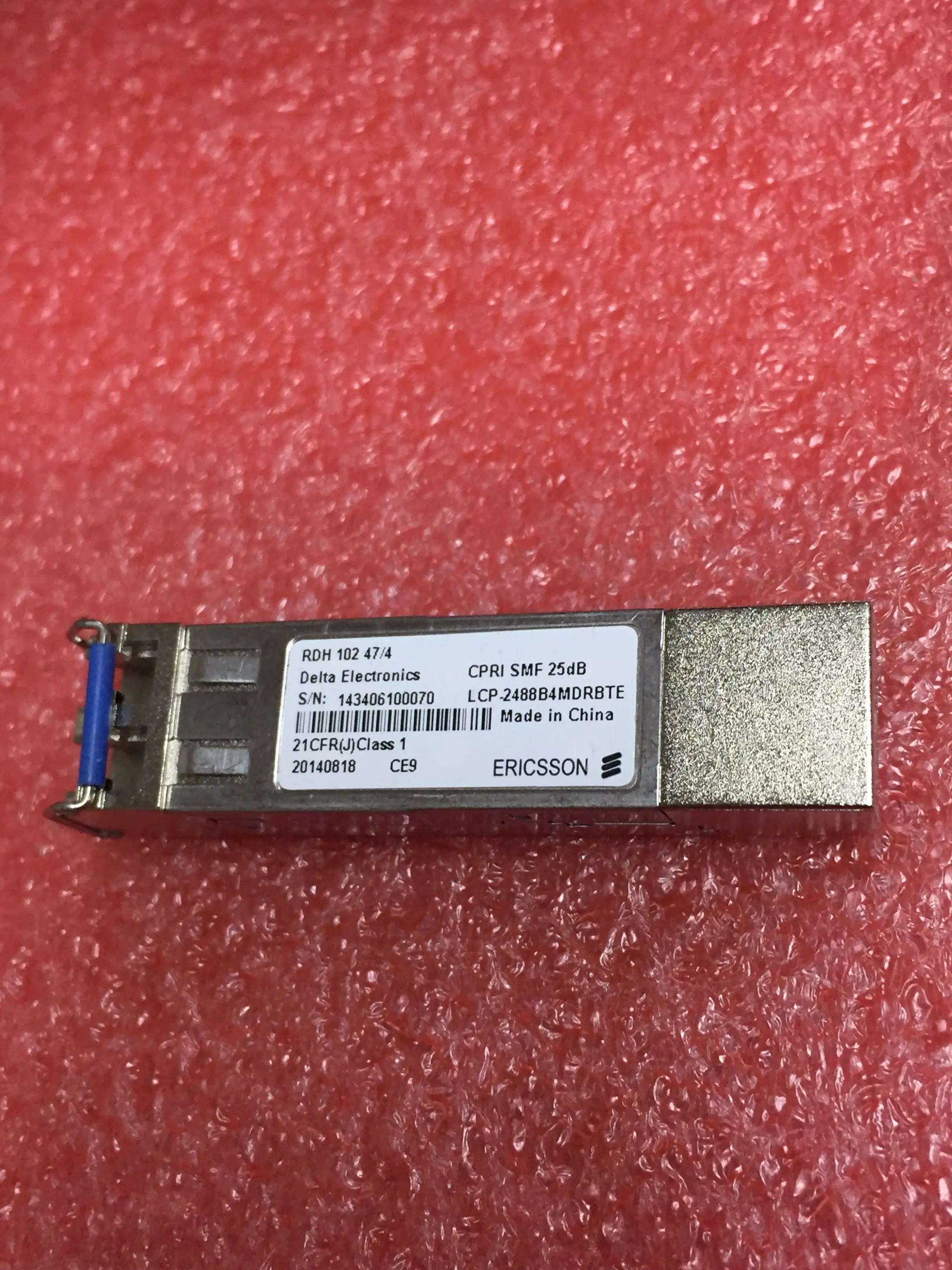 

ERICSSON RDH 102 47/4 CPRI SMF 26DB, Delta LCP-2488B4MDRBTE 25DB