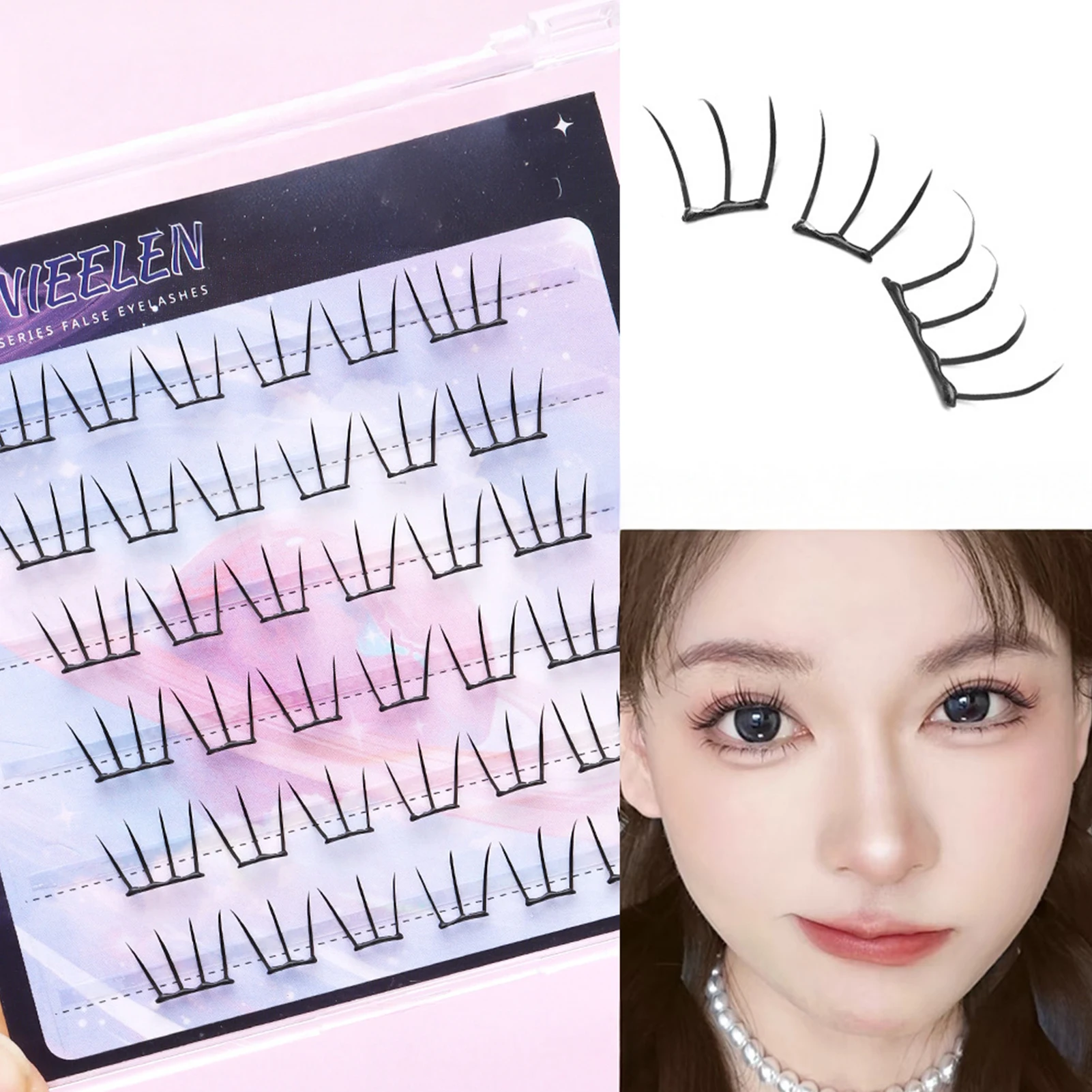 Self Adhesive DIY Lashes No Glue Needed