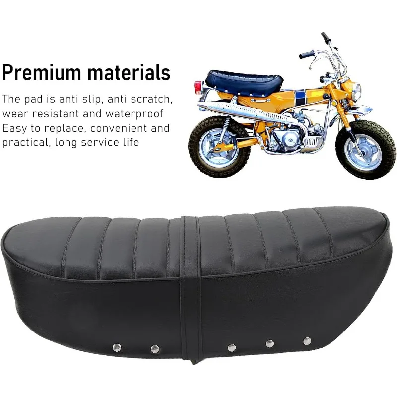Coussin de siège de moto, siège de moto, coussin de siège de moto de remplacement pour CT70 Trail 70 1969 à 1971