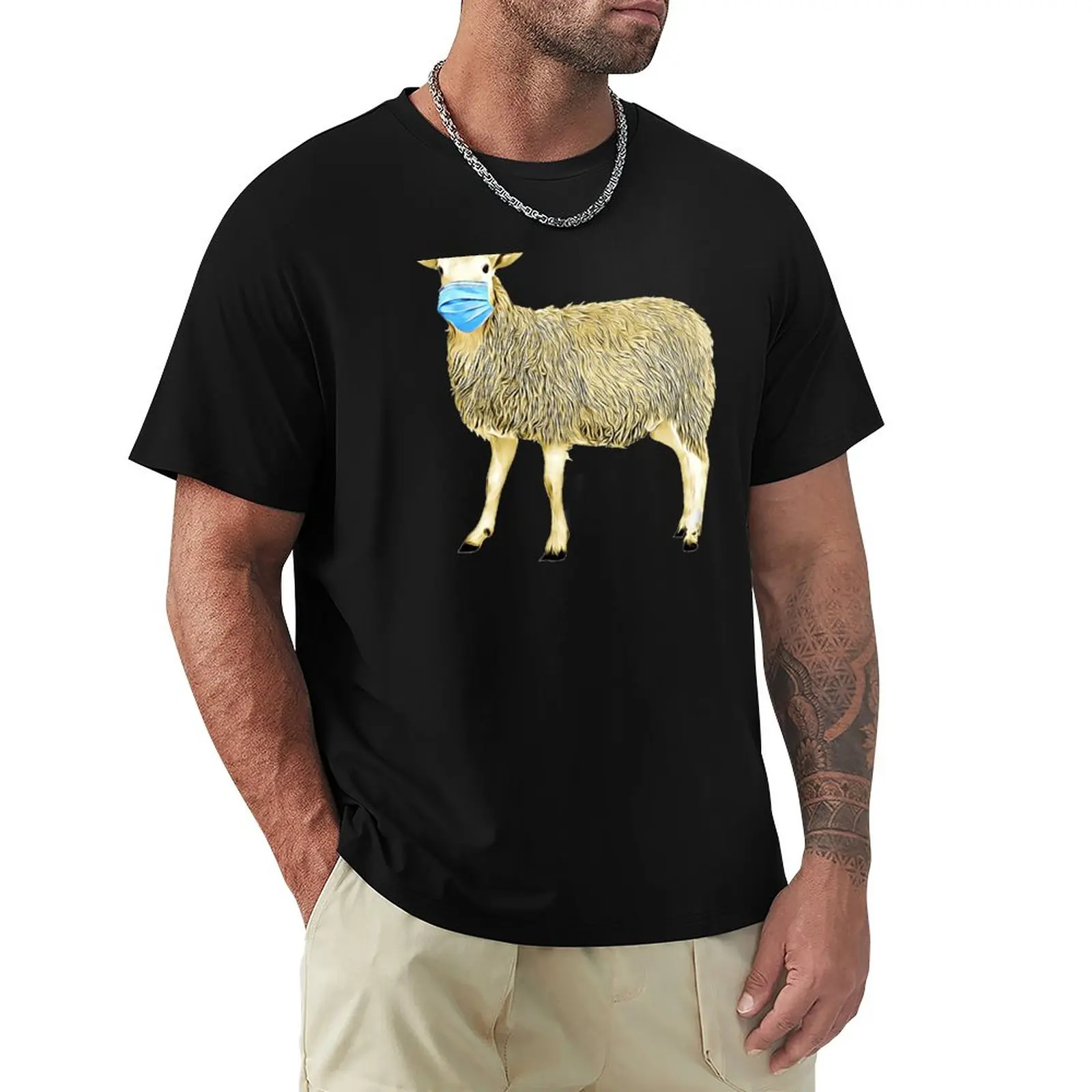 

The Masked Sheep T-Shirt Short sleeve t shirt man graphics t shirt T-shirt for a boy Men's t-shirts