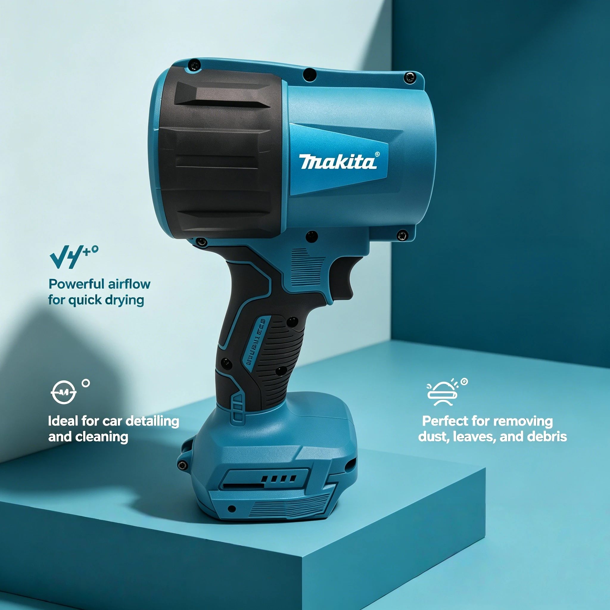 Makita 30000RPM 18V Turbo Blower | High-Speed Electric Leaf Blower (Battery Not Included)