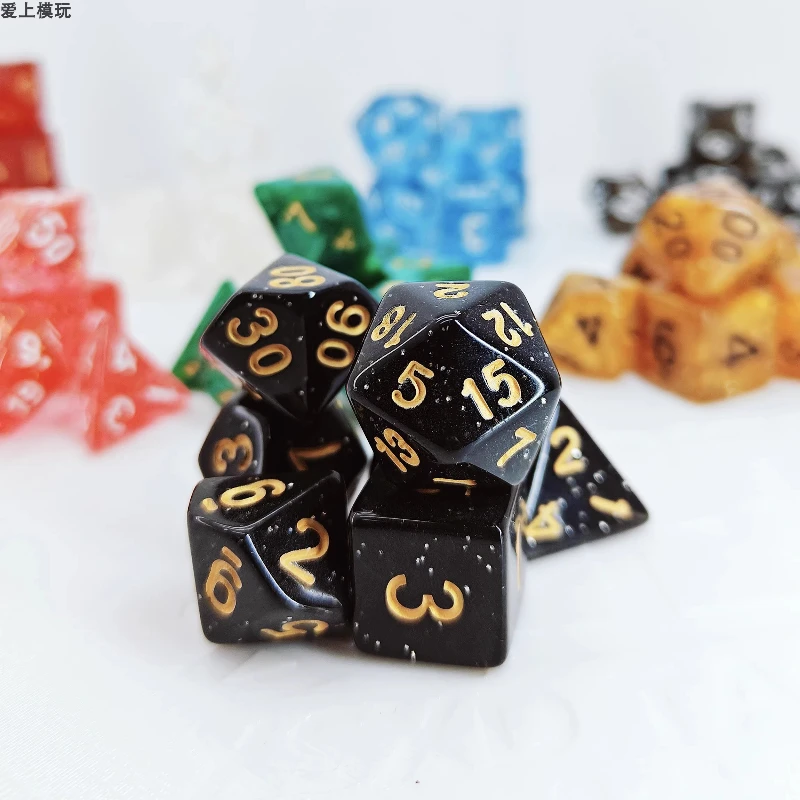 Crystal  running dnd Cthulhu COC running TRPG sieve multi-sided 20-sided Symphony dice