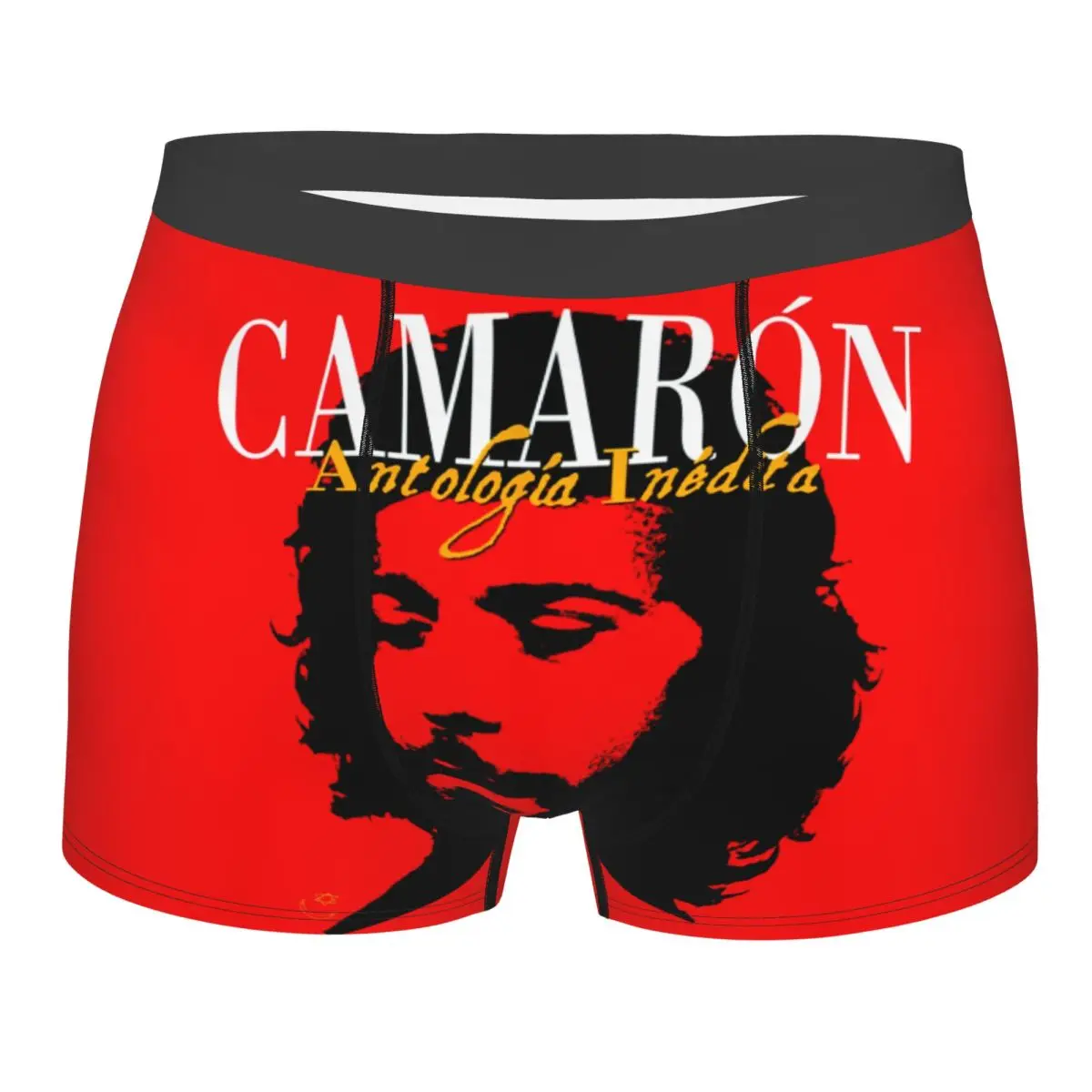 Flamenco Singer Camaron De La Isla Boxer Shorts Men 3D Print Male Stretch Underwear Panties Briefs