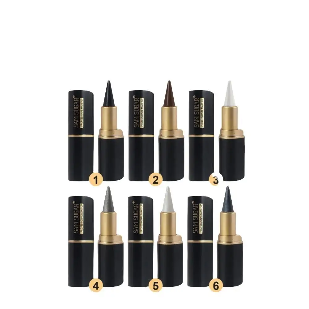 黒防水アイライナーペン長期的な 24H 汚れ防止ゲルメイクアップハイライタースモーキーアイルック速乾性