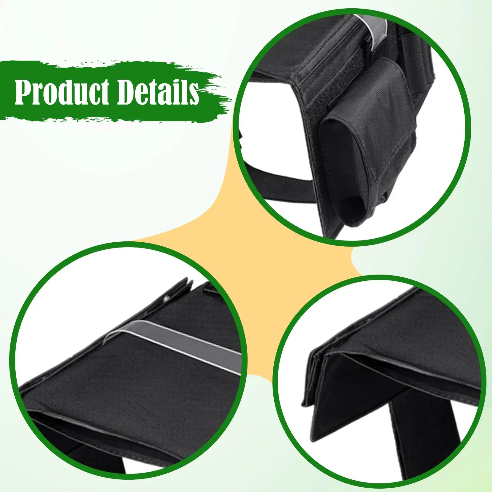 لحامل المفكرة الطيار الكلاسيكي منظم لوحة الركبة وحامل القلم