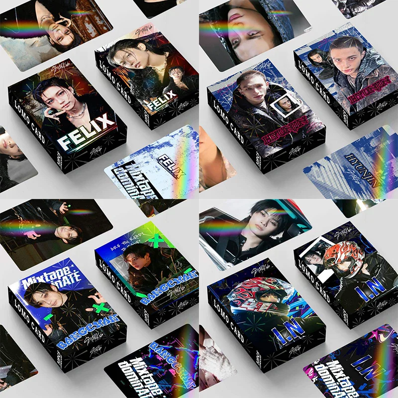 

Новая лазерная карта SKZoo 30, флэш-карта Straykids, новая специализированная фотокарта DO IT k-pop idol, двусторонняя голографическая карта ЛОМО