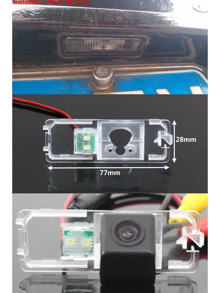 HD Car Power Relay Filter Back up Rear view Camera For Volkswagen Touareg Scirocco R GTS Polo Vivo Polo GTi Derby Hatchback