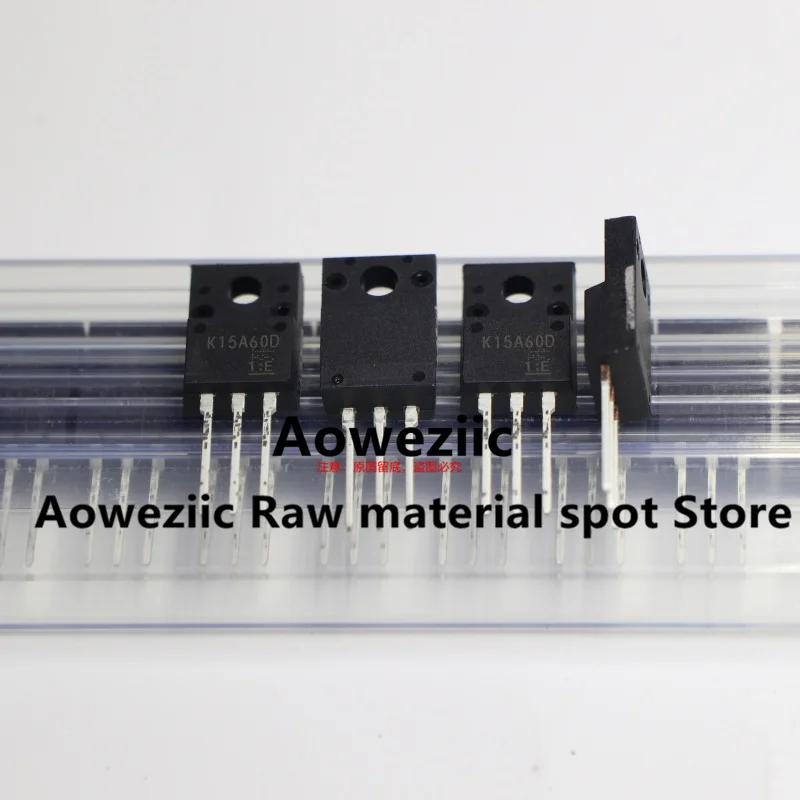 Aoweziic  2019+ 100% New Imported Original  TK15A60D K15A60D TO-220F N-Channel MOS Field Effect Tube 15A 600V