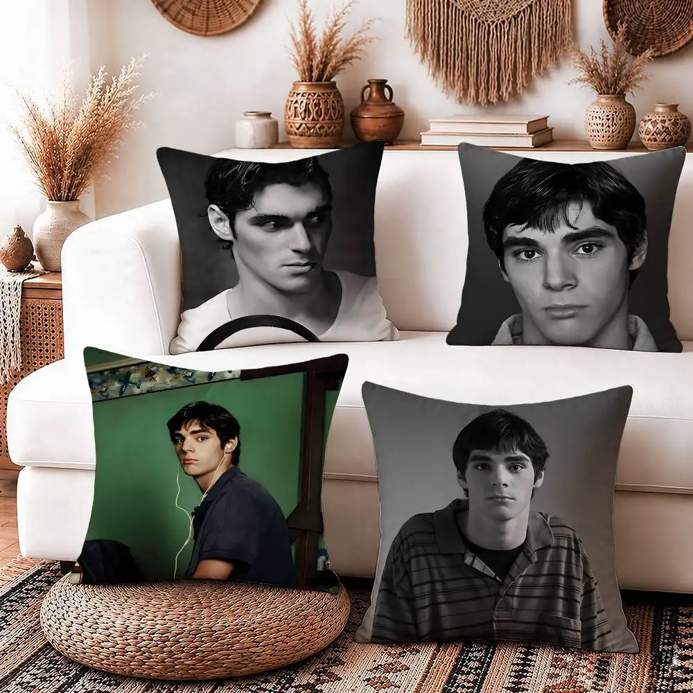 RIP Flynn Actor RJ-Mitte Square Sofa Pillow Cover Solid Color Living Room Home Decor Cushion Case