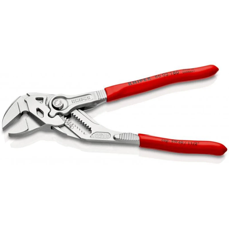 KNIPEX 86 03 180 Pliers Wrench Chrome Plated