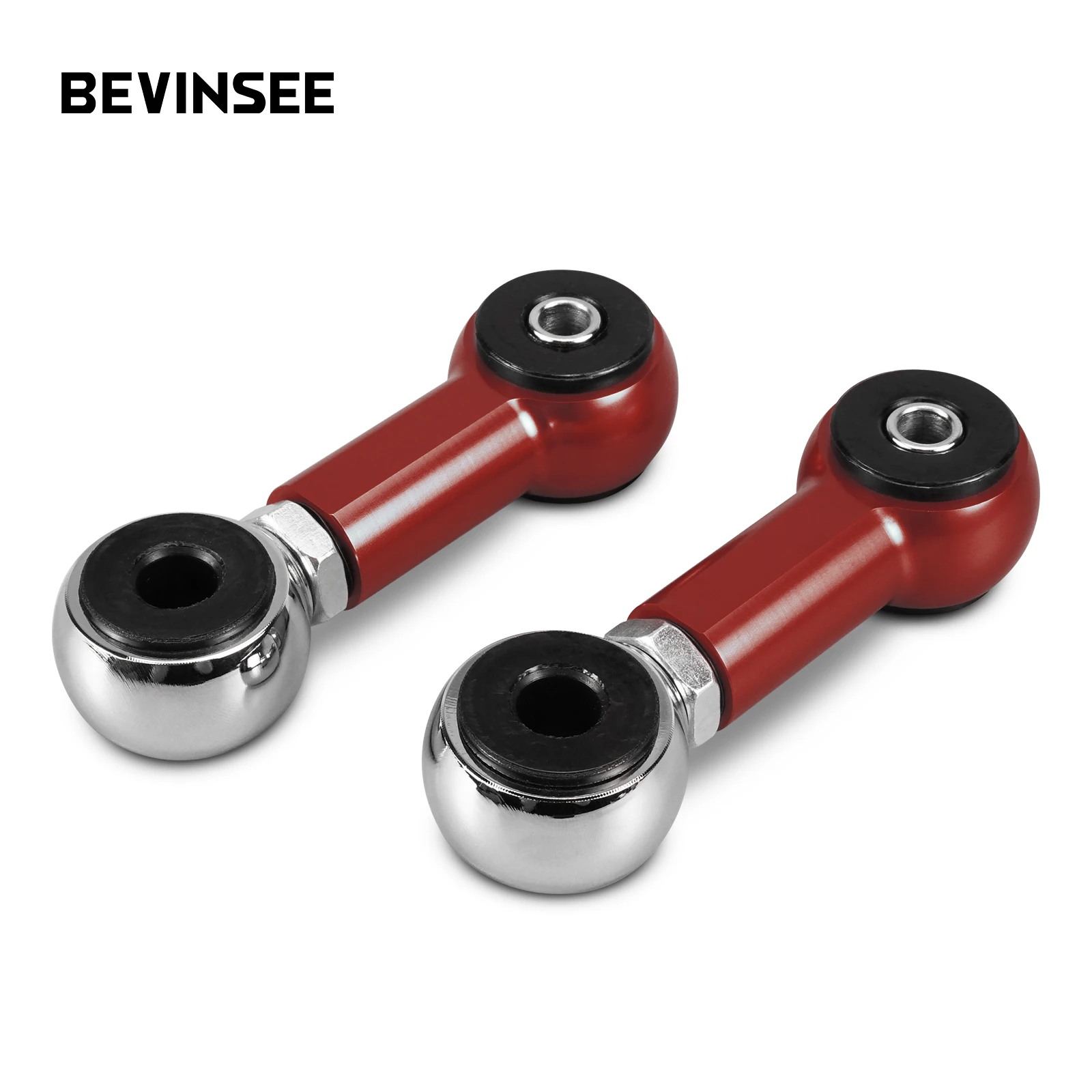 

BEVINSEE Adjustable Rear Anti-Roll Sway Bar Endlink Kit for BMW E46 325i 328i 330i 316i 318i 320i 323i 330d 1999-2006