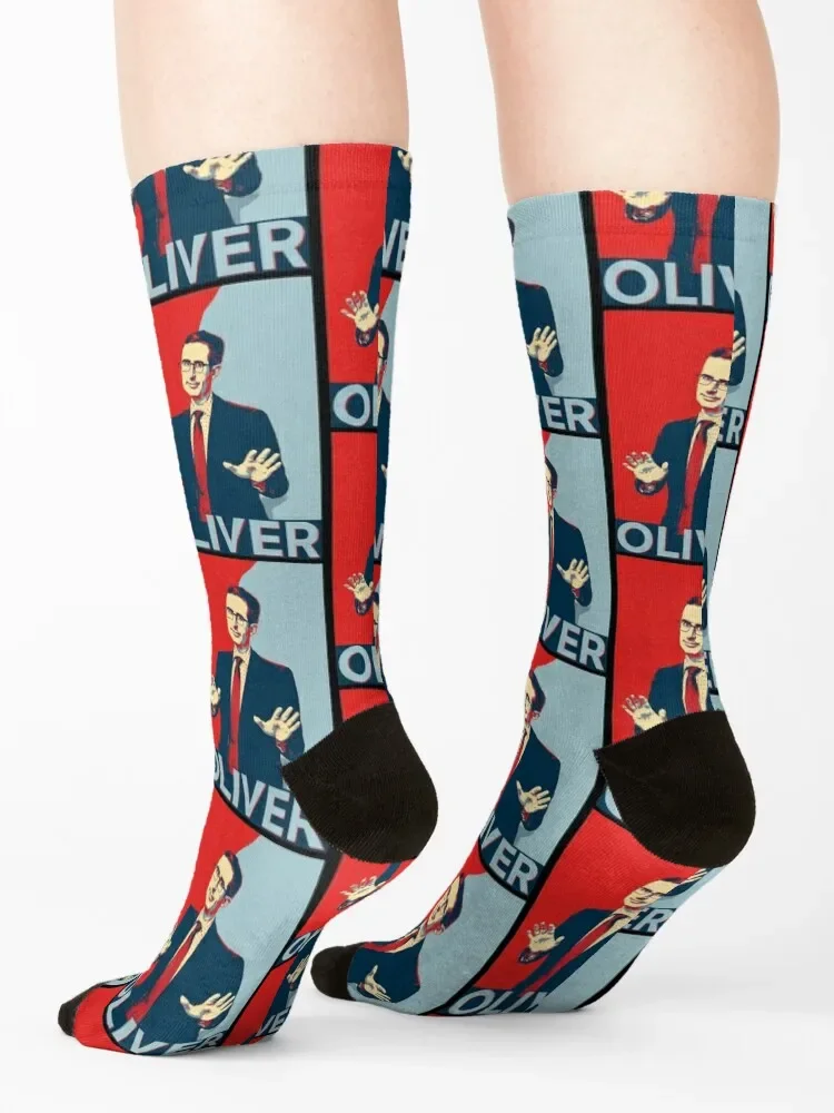 John Oliver Retro Socks colored valentine gift ideas Designer Man Socks Women's