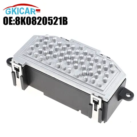 HAVC 송풍기 모터 저항기, 아우디 A4 A5 A8 Q5 S4 S5 S8 2008-2017, 8K0820521B 8K0820521C 8K0820521