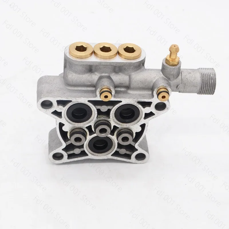 LT-390 High Pressure Cleaner Pump Head Car Wash Pump Cover Car Wash Machine High Pressure Pump Head Plunger Accessories