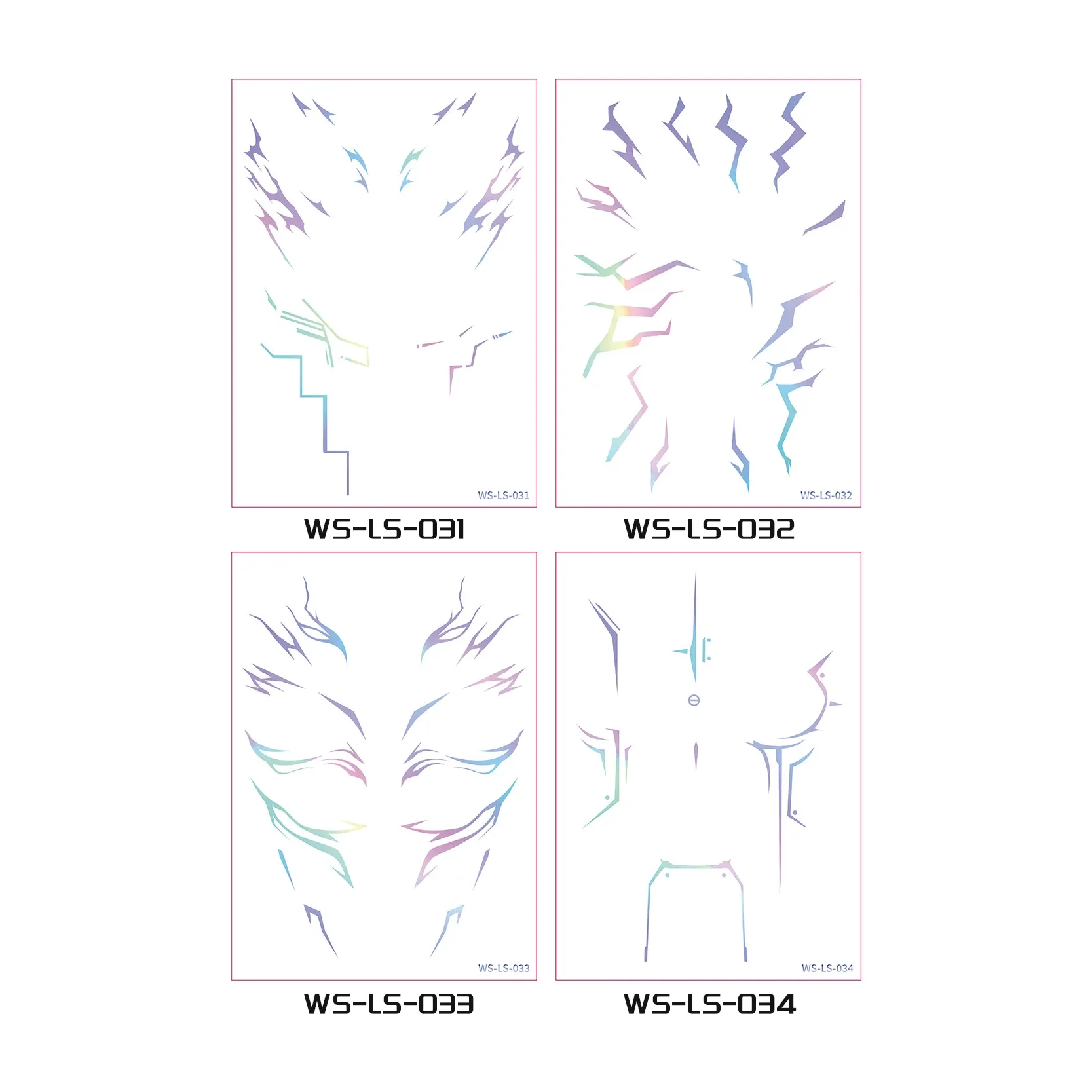 مجموعة الوشم المؤقت K-Pop Demon Hunters Rumi Jinu للحفلات التنكرية والهالوين HUNTR/X Saja Boys