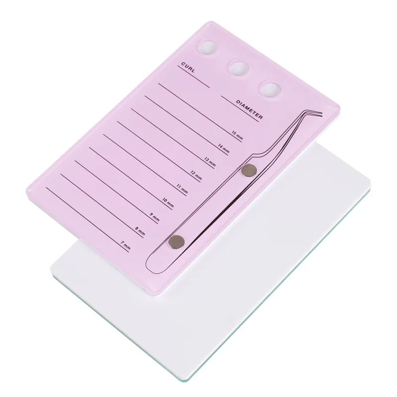 Magnetic Eyelash Suction Plate Holder Glue Pallet Acrylic Board Grafting False Lashes Extension Stand Pad Makeup Tools