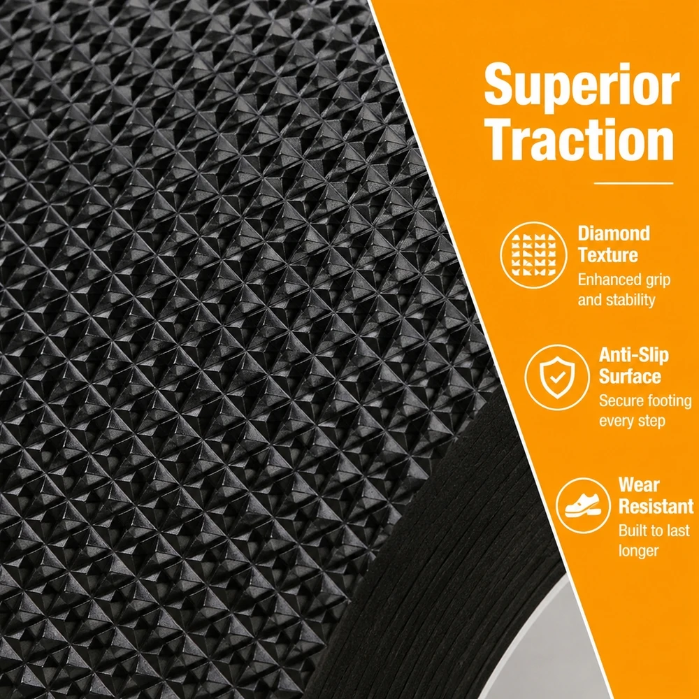 Self Adhesive Diamond Design Anti Slip Sole Tape Shoe Guard for Sneakers Dress Shoes Martin Boots Anniversary Gift - view 3
