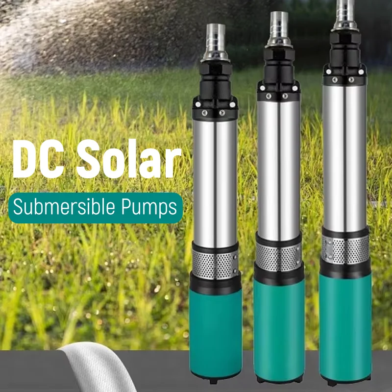 

400 Вт солнечный водяной насос с высоким подъемом для орошения 24 В/48 В 30 м глубокий скважинный винтовой погружной насос постоянного тока для садового домашнего использования
