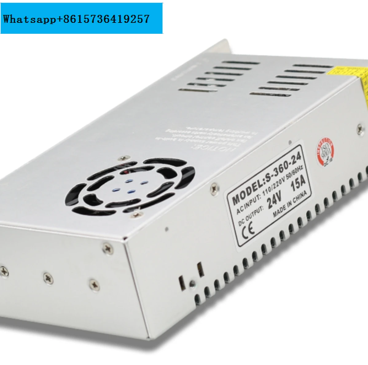 

ASLONG 24V15A Switching Power Supply AC to DC Motor Power Supply High Temperature Protection High Heat Dissipation 24V