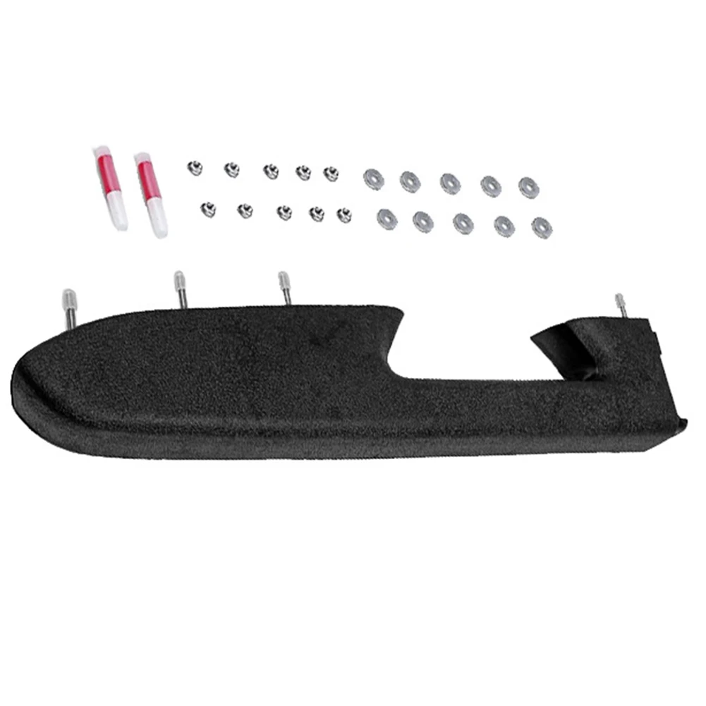 

Black Armrest Repair Kit Direct Replacement Easy Installation Plastic Material Driver Side Fit Truck Armrest Repair