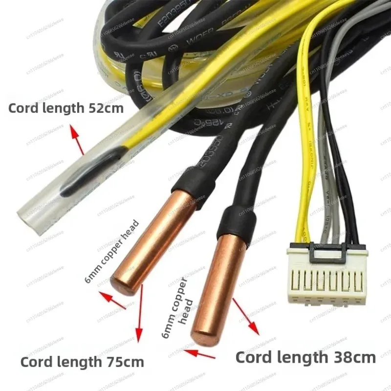 Outdoor Unit 3-in-1 Temperature Sensor 10K Exhaust 500K Sensing Probe