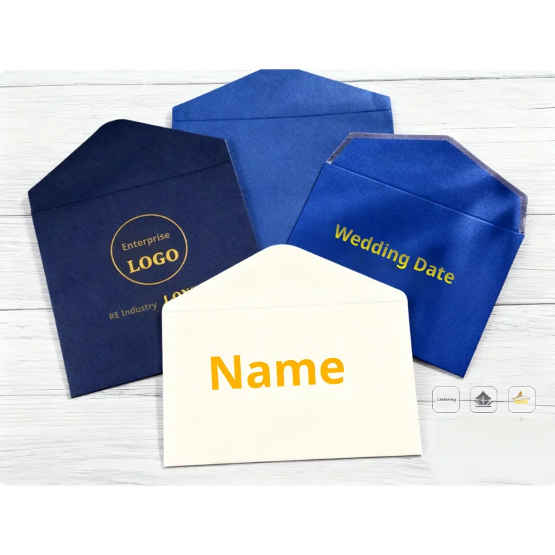 custom.Custom Printed Kraft Paper Pocket Envelope Files Cards Photos-mailing Bags