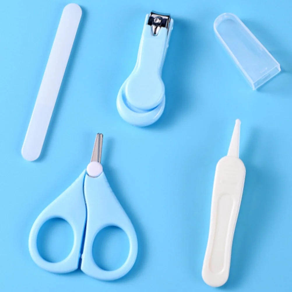 

2Sets Baby Manicure Set Infant Fingernail Clippers Nail Clipper Pedicure Kit Toddler Nail Care Kit Storage Case