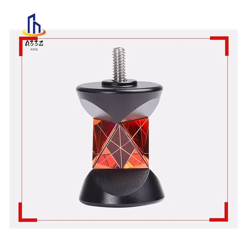 

A33Z-Mini 360 Degree Prism For Swiss Type Total Station Replace GRZ101 Mini Prism Survey + 4 Poles With Soft Bag + A Bubble Dura