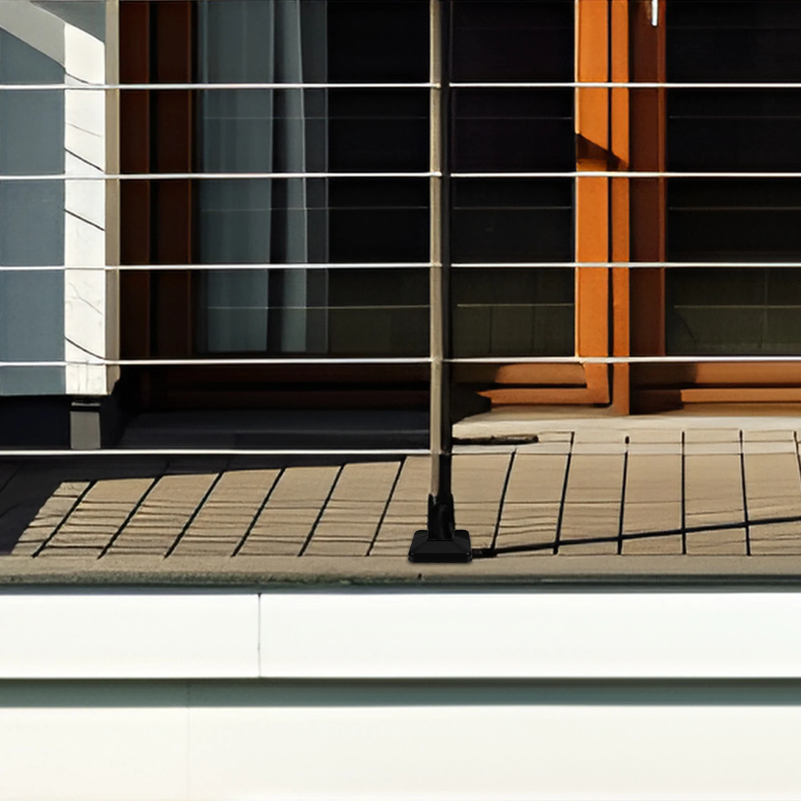 

12pcs Stair Decorative Covers Plastic Railing Cover For Deck Balcony Rail Wrap Split Design Easy Installation Deck Post Skirt