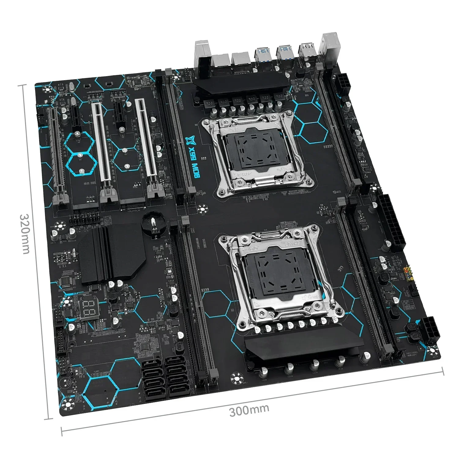 اللوحة الأم MACHINIST X99 MD8 LGA 2011-3 تدعم وحدة المعالجة المركزية المزدوجة Xeon 2690 2696 2683 V3 V4 معالج ذاكرة DDR4 NVME M.2 E-ATX