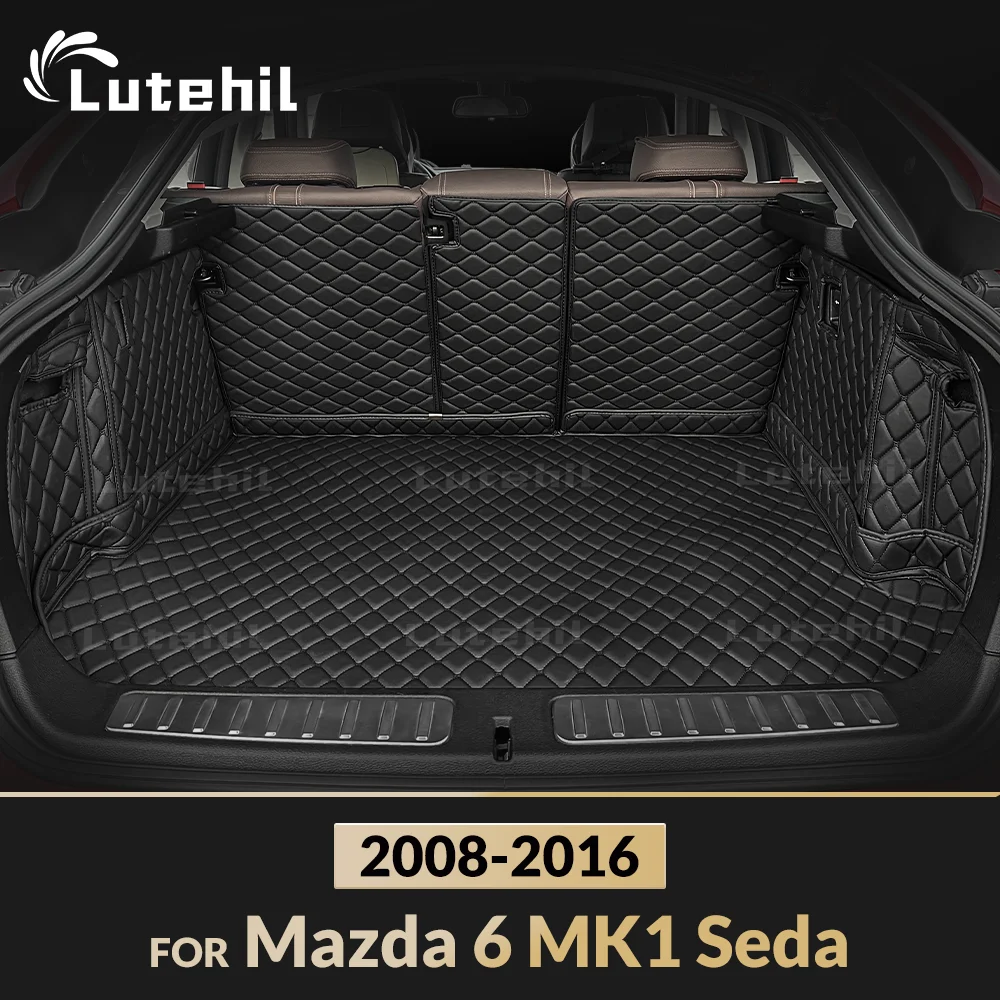 For Mazda 6 MK1 Sedan 2008-2016 15 14 13 12 11 10 09 Auto Full Coverage Trunk Mat Cargo Liner Interior Accessories