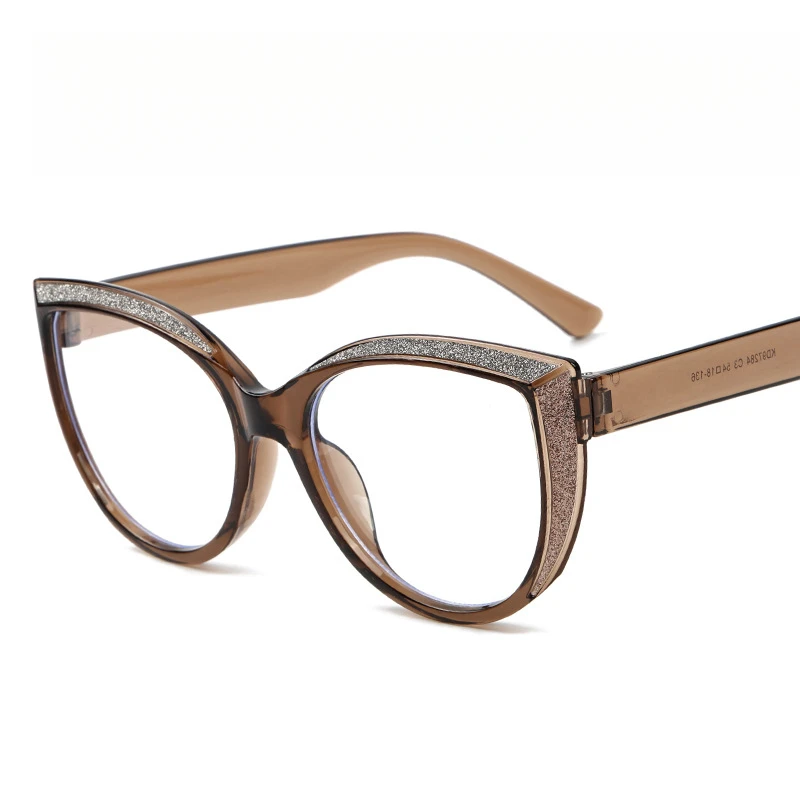New Cat-Eye Large Frame Sunglasses European and American seaside vacation fashion glasses, outdoor sun protection, cross-border
