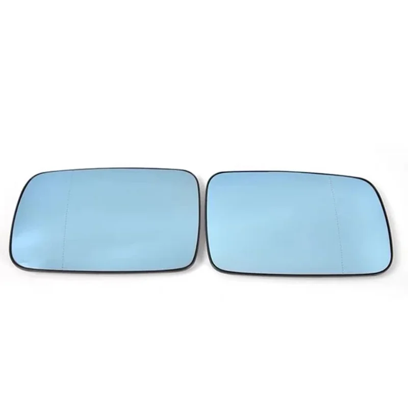 

Blue Front Rearview Mirror Glass Lens with Heated fit for BMW 3 5 Series E46 E39 Sedan Wagon Compact 1997-2006