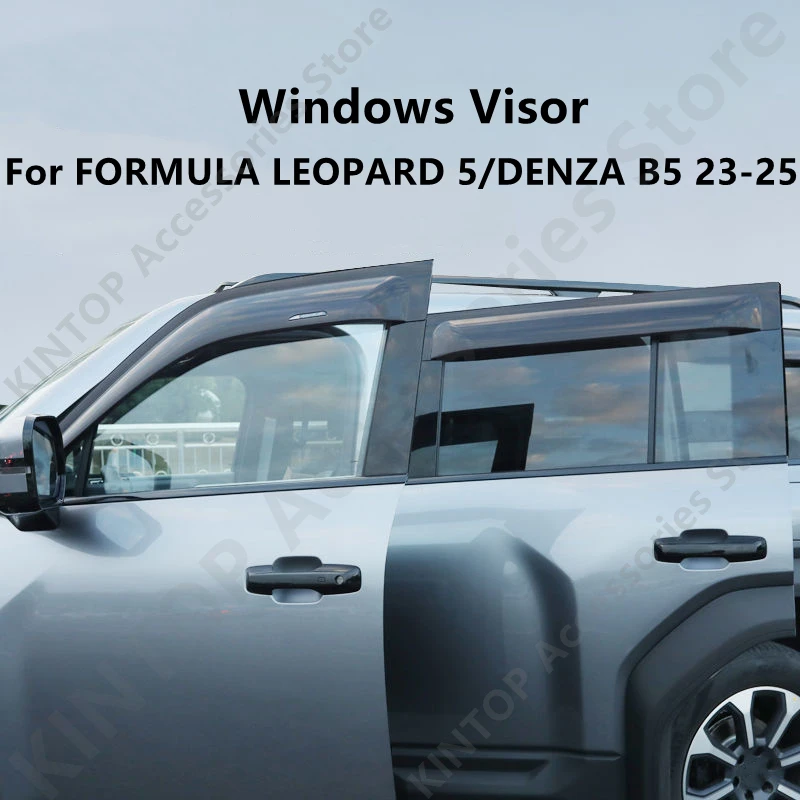 

For FORMULA LEOPARD 5/DENZA B5 23-25 Windows Visor,Auto Exterior Parts Modification Protection Accessories Rfit