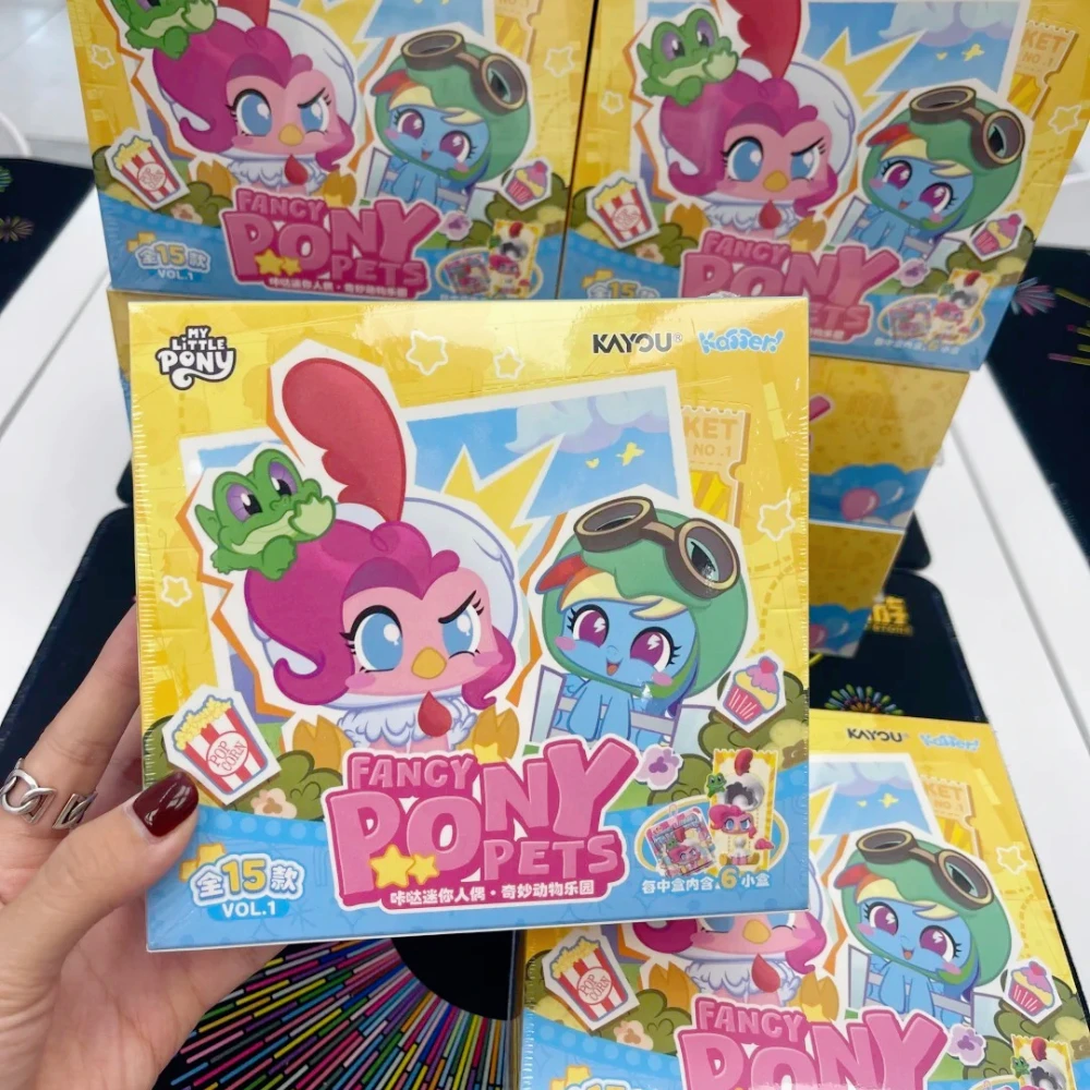 

Подлинная серия KAYOU Fancy Pony Pets My Little Pony Blind Box Аниме Фигурка Guess Bag Милая кукла Mystery Box Коллекция игрушек