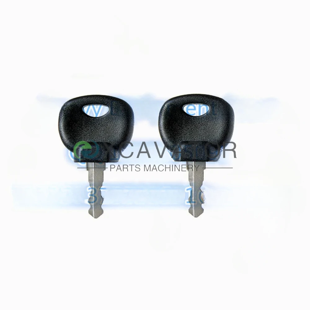 

2PCS 14607 14707 KEY For JCB 3CX Bomag Dynapac Terex Vibromax New Holland Moxy MONARK Ersatzsch ELI80-0088