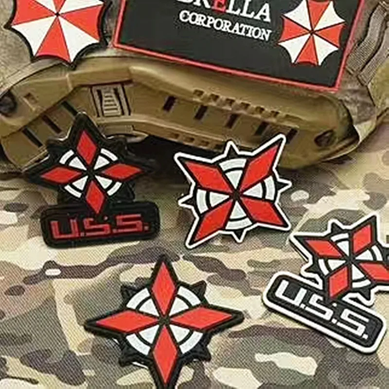 Custom Pvc Patches 50 Pieces Rubber 2d 3d Tactical Military Logo  Hat Bag Stickers Custom Pvc Patches