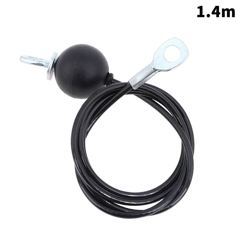 Fixed/Adjustable Fitness Machine Replacement Cable 1.4/1.8M DIY Gym Steel Wire Rope High Load Bearing Heavy Duty Pulley Cable