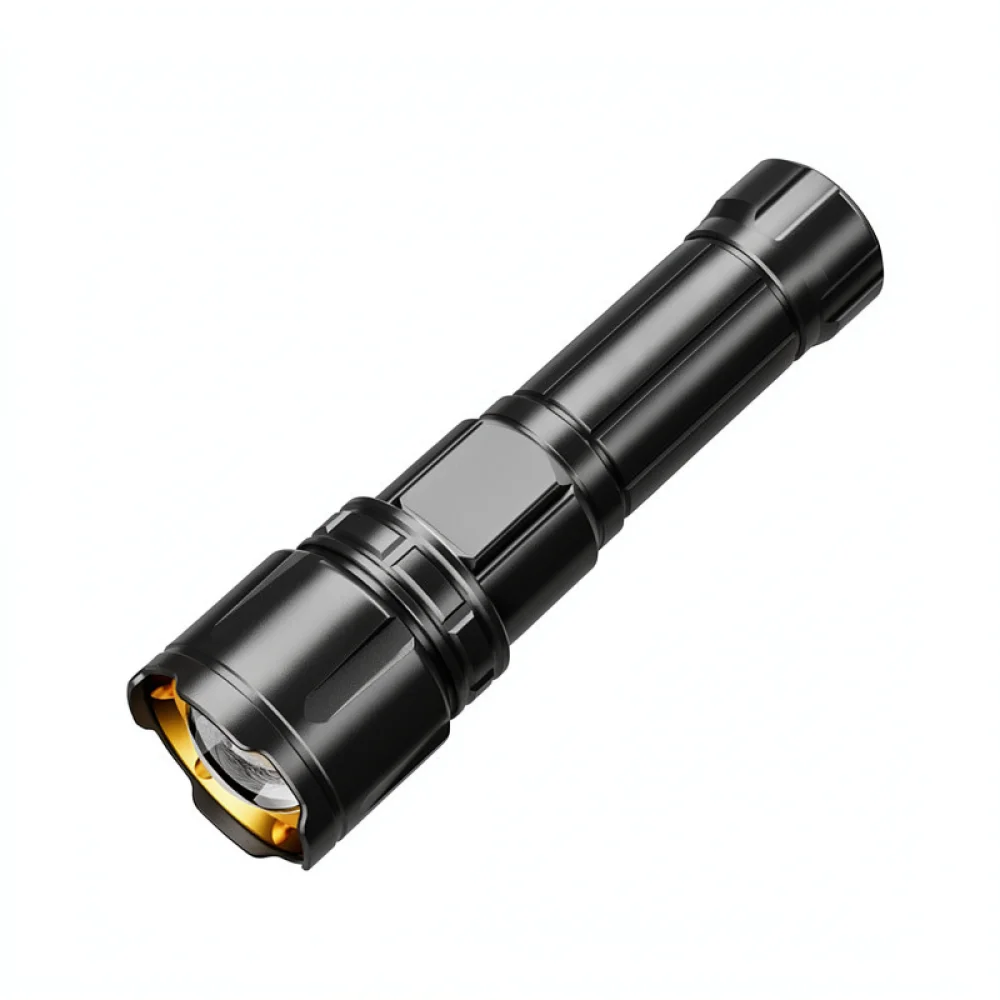 Zoomable LED Flashlight Rechargeable Powerful Torch Outdoor Lighting Lamp Digital Power Display For Hiking Camping Tools