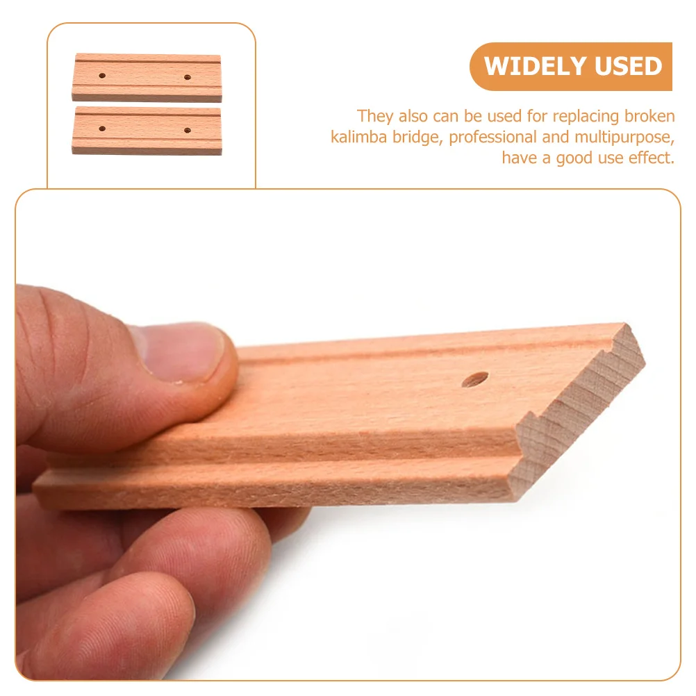 

2 Pcs Keys Bridge Kalimba for DIY Accessories Music Instrument Accessory Replacement Kit
