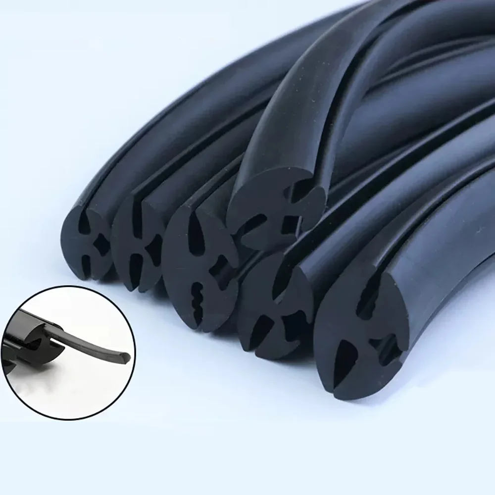 Rubber Distribution Cabinet Glass Curtain Wall Sponge Seal Strip Glazing Tape Shock Absorption Strips Three-Port Caulking Strip