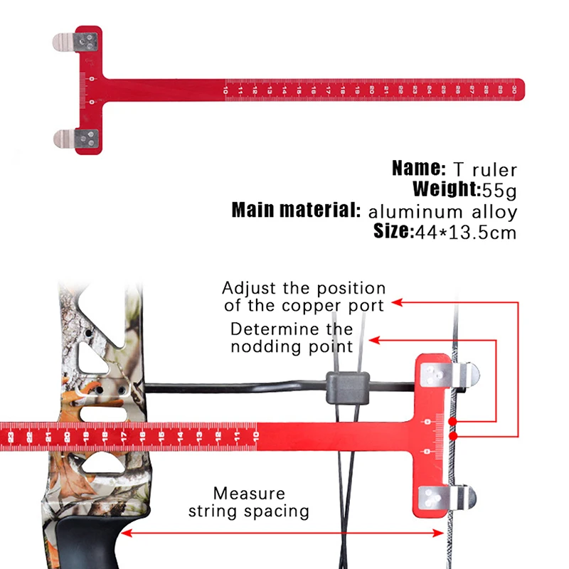 Koperen Knooptang Set Recurve Compound Bowstring Positionering Koperen Gesp Remklauw Tang Set Boog Verstelgereedschap