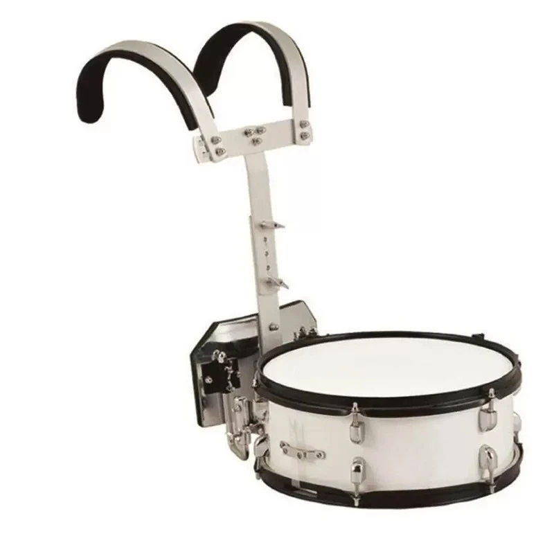 Wooden Snare Drum Team Drum Wind Band Instrument 13 Inch Marching Snare Drum