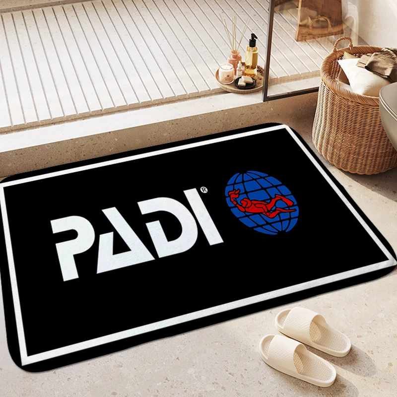 

Bath Mat Padi Anime Rug Aesthetic Mat for Hallway Carpet for Home Entrance Kitchen Accessories Washable Non-slip Veranda Mats