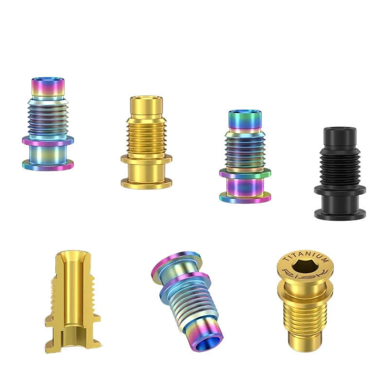 AliExpress RISK Titanium Bicycle rear derailleur screw Road bike Derailleur bolt bicycle shift fixing screws For Shimano Ultegra R8000